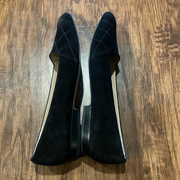 Salvatore ferragamo designer luxury suede quilted heeled loafers flats shoes 9 - Picture 12 of 16